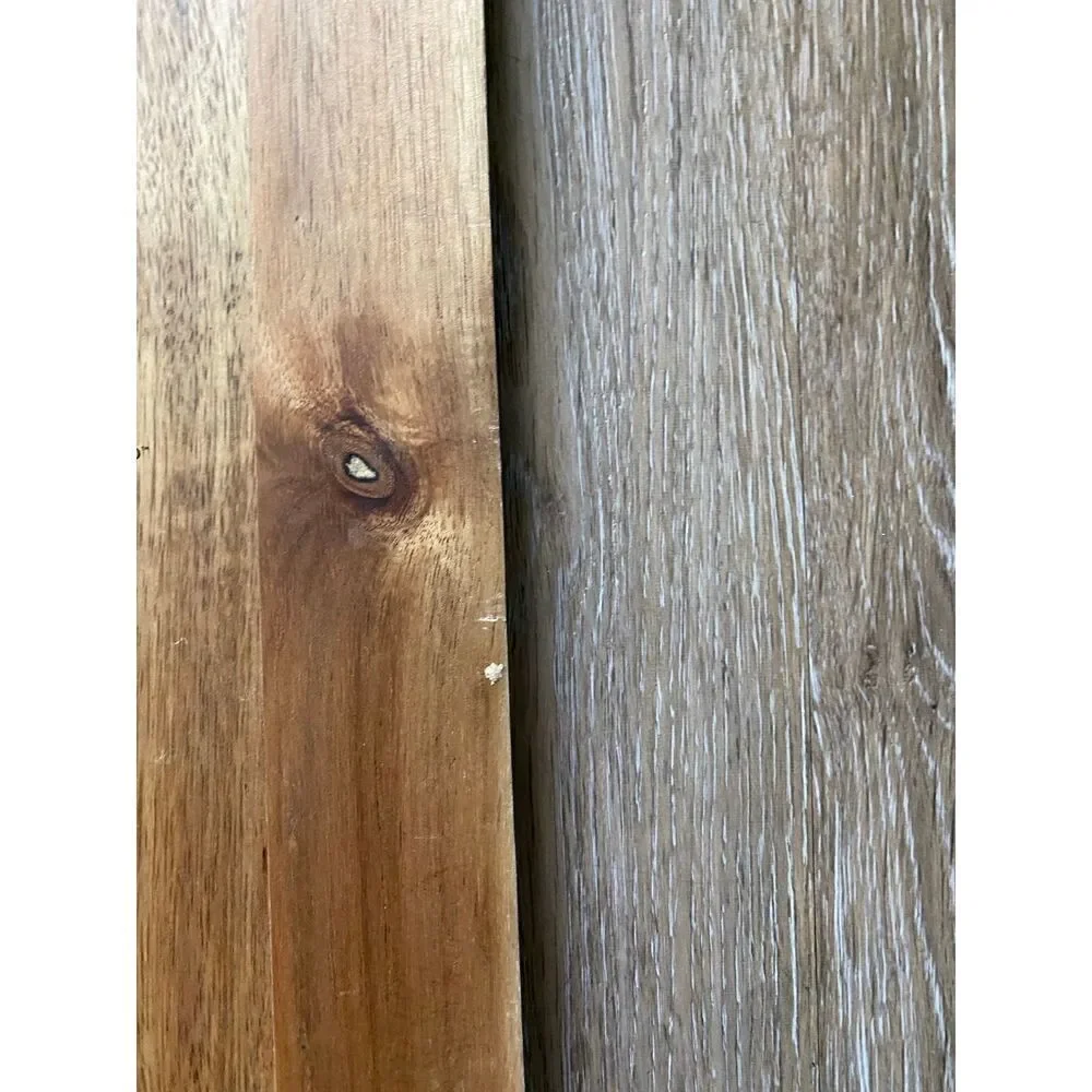 Threshold Wood Blue Handle Cutting Board